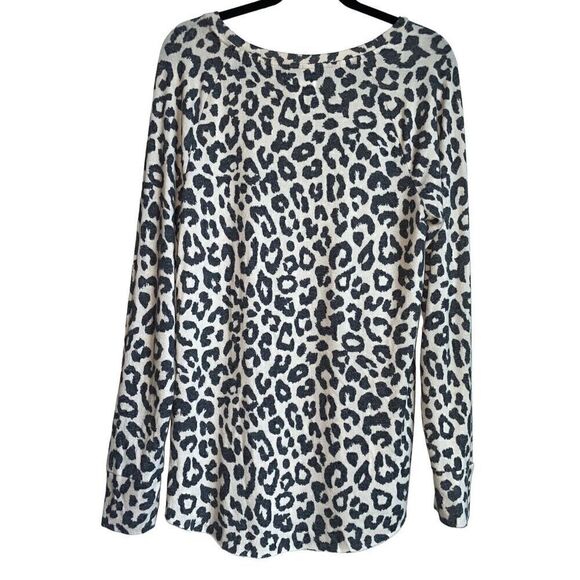 Grayson/Threads Cheetah Knit Tunic Top - Picture 2 of 11